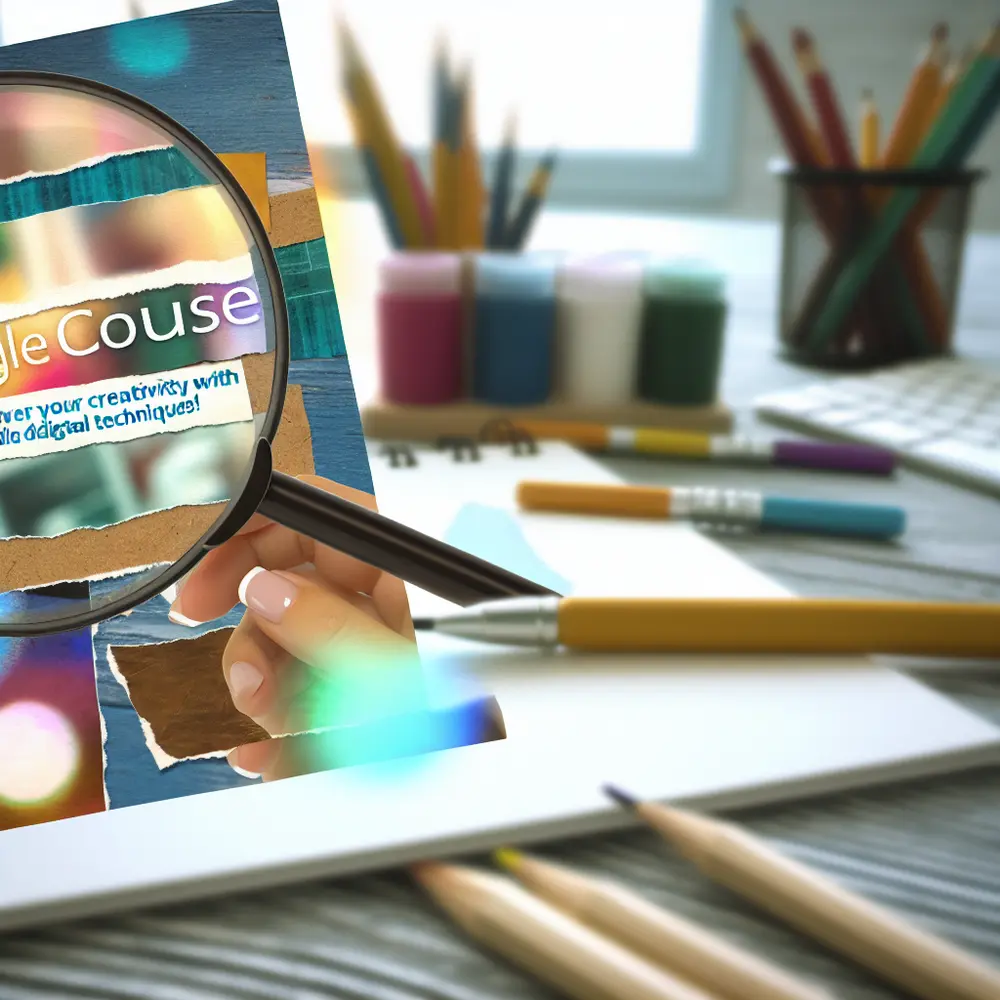 Curso de Colagem Artística: Explore Sua Criatividade com Técnicas Analógicas e Digitais!