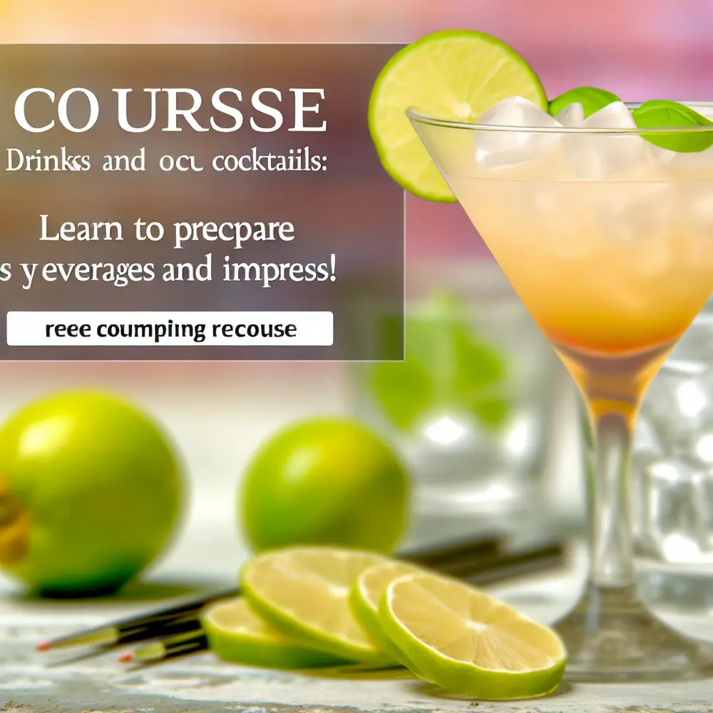 Curso de Drinks e Coquetéis: Aprenda a Preparar Bebidas Fáceis e Impressione!