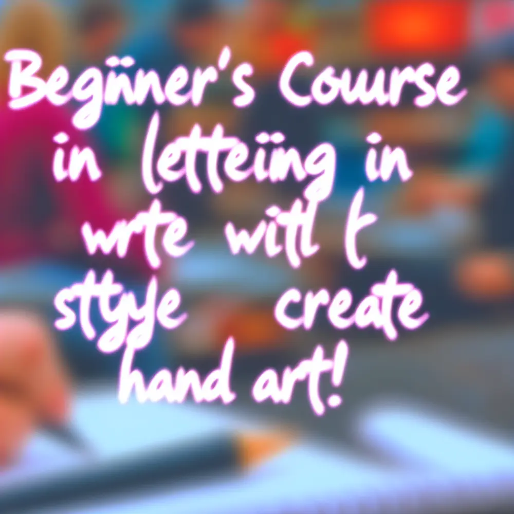 Curso de Lettering para Iniciantes: Escreva com Estilo e Crie Artes Manuais!