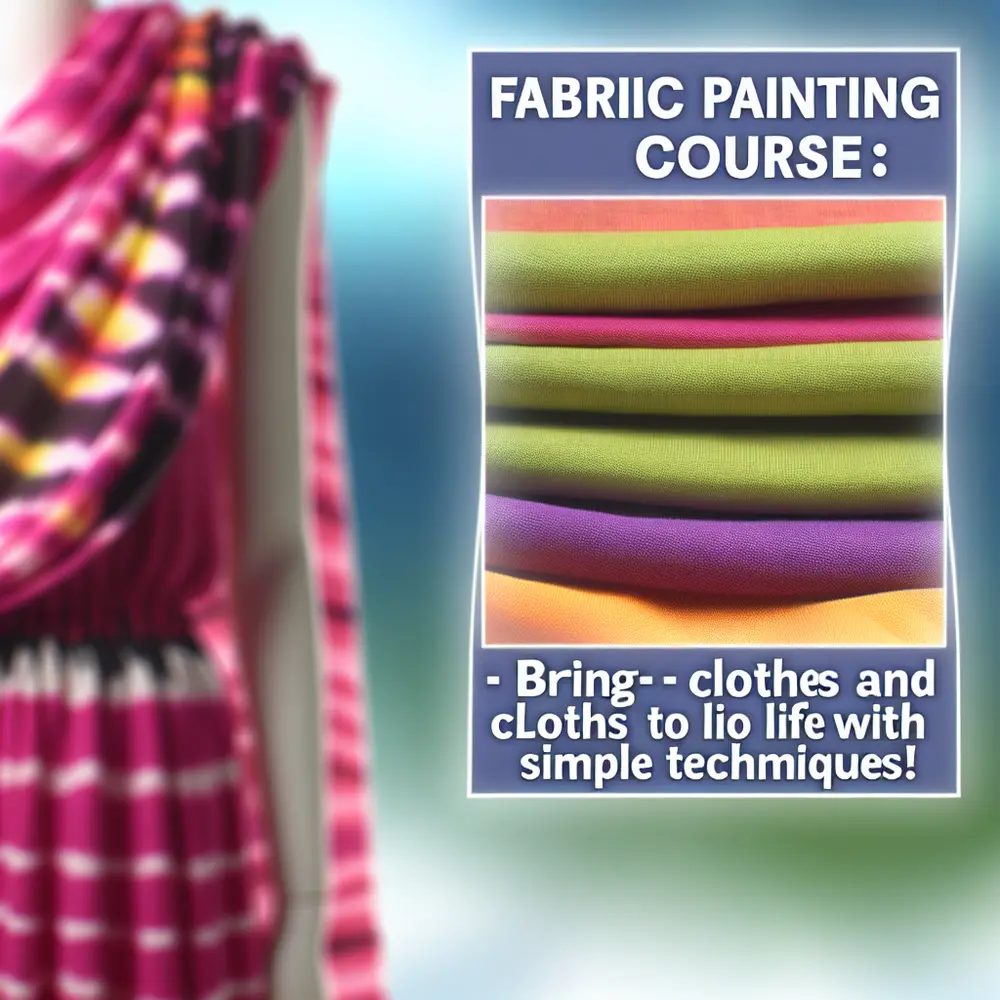 Curso de Pintura em Tecido: Dê Vida a Roupas e Panos com Técnicas Simples!